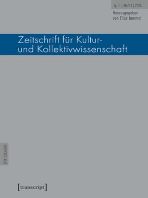 cover image of Zeitschrift für Kultur- und Kollektivwissenschaft